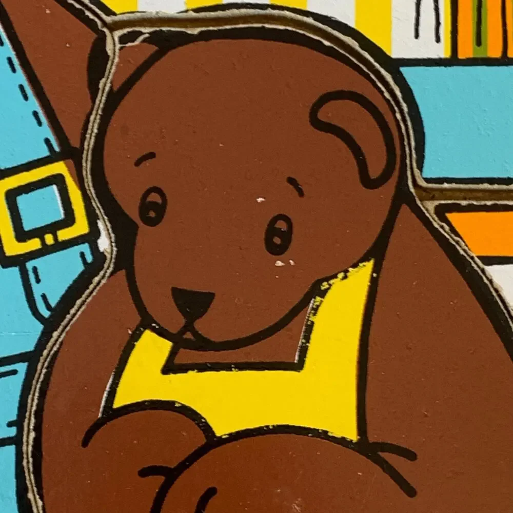 Playskool Wood Tray Puzzle #290-04 The Three Bears 13 Pieces Vintage USA